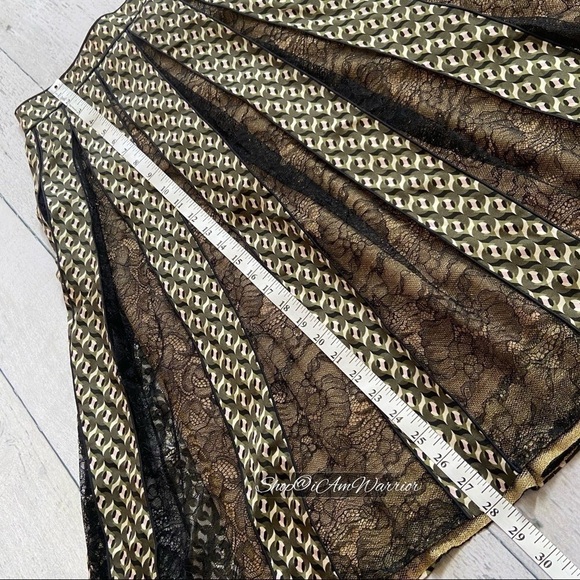 J.Crew Collection geo lace silk pleated midi skirt *Shop@iAmWarrior - Picture 10 of 13
